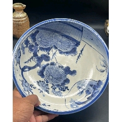明代空白期青花人物碗_青花瓷_百姓小店【7788旧书网】