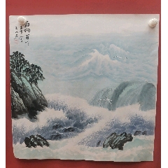 黄君璧山水画_山水国画原作_臻品斋古玩【7788红宝书】