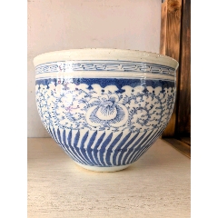 清代青花山水人物罐_青花瓷_老货古玩店【7788红宝书】