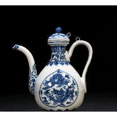 嘉庆道光青花渔樵耕读茶杯酒杯_青花瓷_丁一晚清民国瓷杂店【7788红宝书】