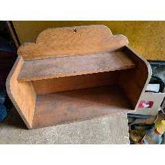 老黄花梨家具古董老木器清代海黄插屏风多宝阁博古架明清老家具_木架
