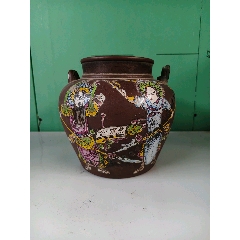 明代方型紫砂壶，器型规整大气，品相与图，高15厘米，口径8.8厘米。_