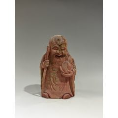 清代黄杨木雕瘦骨罗汉-木雕摆件-7788旧书网