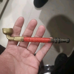 老铜器清朝铜水烟袋_水烟壶/烟袋_聚宝堂收藏【7788红宝书】