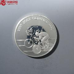 2008年北京奥运彩色精制纪念银币第一二组6枚套币金总装帧原盒证_体育金