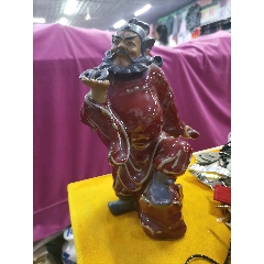 福建会馆游长子造粉彩福禄寿三星瓷塑_雕塑瓷/瓷雕_东来号【7788旧书网】