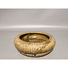 清代铜龙笔洗，全品。高3.5cm宽6.5cm_笔洗_古玩民俗大玩家【7788旧书网】