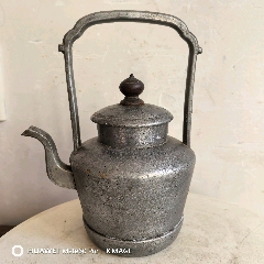 清代锡制酒壶厚实完整保老保真（重1.88斤）-锡壶/锡器-7788旧书网