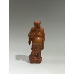 清代黄杨木雕瘦骨罗汉-木雕摆件-7788旧书网