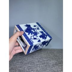 清代嘉庆青花缠枝莲大盘_青花瓷_博古状元老货店【7788红宝书】