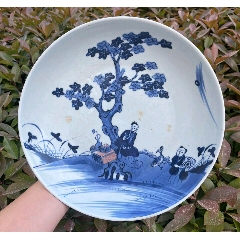 清代青花双龙戏珠纹香炉-青花瓷-7788旧书网