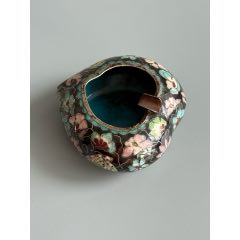 清代景泰蓝龙纹烟盒边口鎏金，_其他景泰蓝/珐琅_顺应时代【7788旧书网】