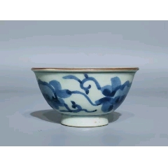 清代早期乾隆官窑款缠枝青花碗古瓷器古玩古董_青花瓷_嘉臣收藏【7788