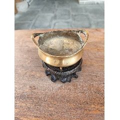 玉堂清玩款双耳四方铜香炉。品相好，适合收藏_铜炉_收藏小院【7788红宝书】