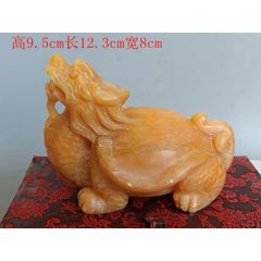 珍品庚寅年篆刻家【玉璇】刻石，寿山石田黄石雕刻【观音】摆件