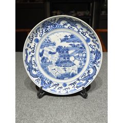 中国　香合　清朝時代　青華 中国 香合 清朝時代 青華