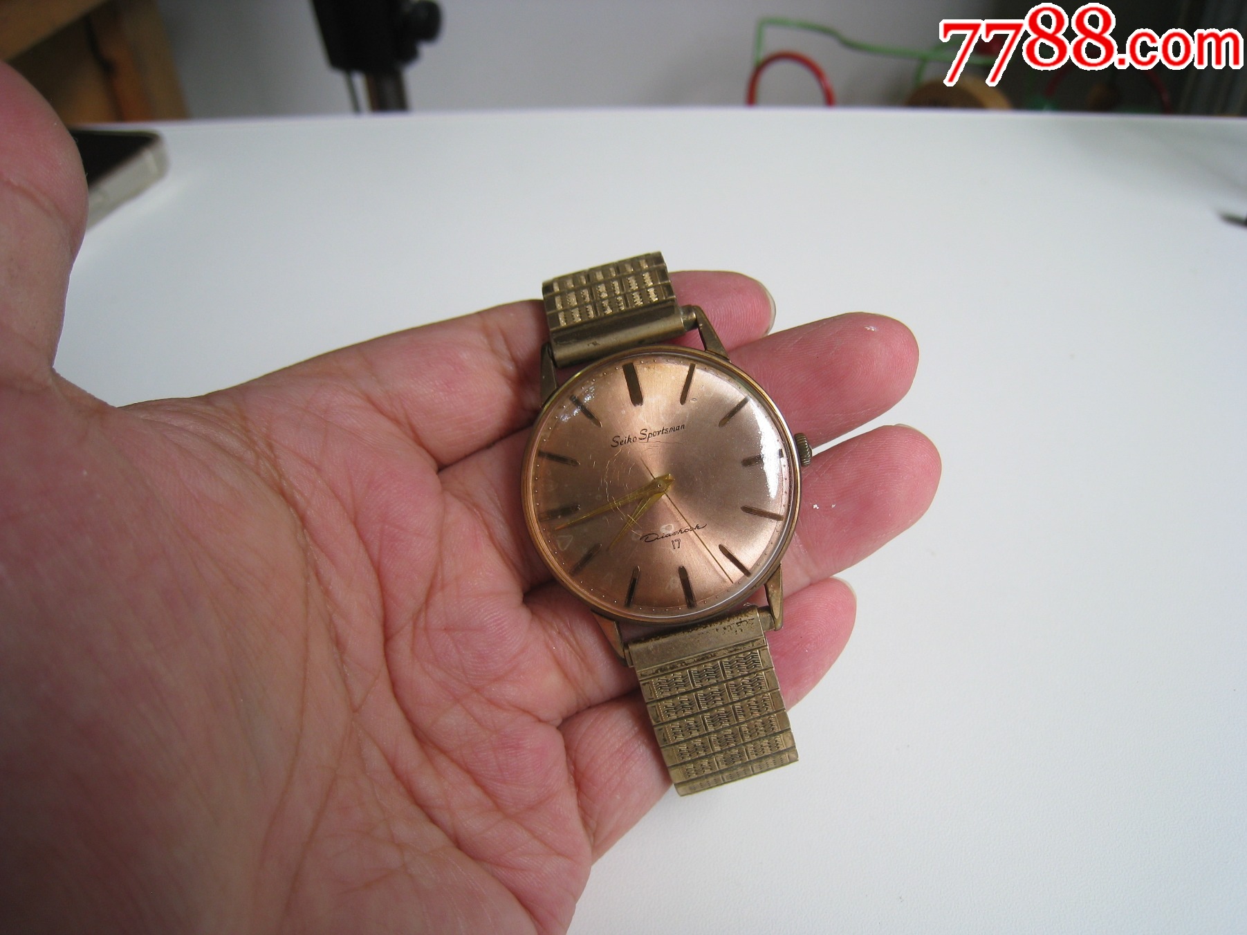 精工17鉆包金日本表【手動機械】男_價格210元_第4張_