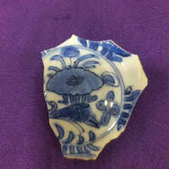 六个基本完整的嘉道缠枝莲纹盘_青花瓷_祝桥古玩【7788旧书网】
