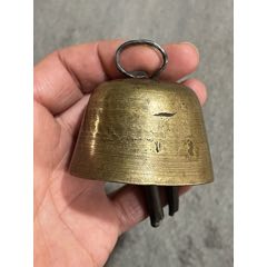 船用小铜钟，铜铃铛，器型规整，尺寸如图，正常使用。_铜铃/铃铛_广通