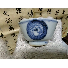 民国青花瓷双龙戏珠纹香炉_青花瓷_鸿兴阁【7788旧书网】