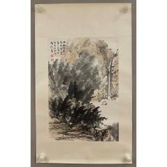 李源海，中国台湾籍岭南画派杨善深弟子《昙花图》国画书法古玩字画