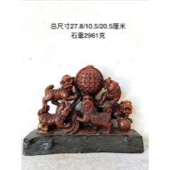 清代老寿山石白田黄印章【张照】款，尺寸2.5-2.2厘米重41.8克，包老保