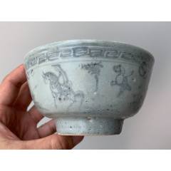 清代青花杂宝纹盘_青花瓷_条饼万古玩店【7788旧书网】