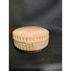 清代恒祥底款茫父刻花铜墨盒，_墨盒/墨床_平步青云【7788旧书网】