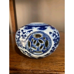 明代早期青花莲瓣壶_青花瓷_放古山【7788旧书网】
