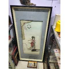 70-80年代手工拼贴羽毛挂画_羽毛画_久昌红藏宝斋【7788红宝书】