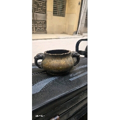 家藏珍宝款识铜香炉一个，品相好，适合收藏_铜炉_收藏小院【7788毕业证