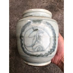 清代青花棒槌瓶_青花瓷_历史回收站【7788旧书网】
