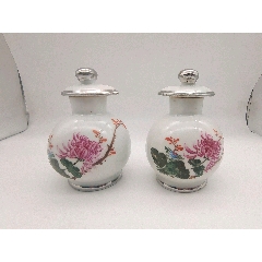 康熙御制珊瑚红地珐琅彩花卉碗_旧瓷器_山西老货【7788红宝书】