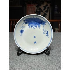 清代嘉道时期青花「缠枝莲」小茶圆-青花瓷-7788旧书网