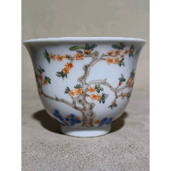 清代粉彩盘5个，粉彩花卉盘，粉彩什锦盘，金钱纹，蝙蝠，寿桃，双钱