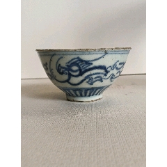 双喜狮耳花瓶?-青花瓷-7788旧书网