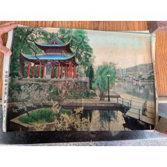 都锦生丝织画,杭州风景4条屏。精美少见品好少见-丝织画-7788红宝书 都锦生丝织画,杭州风景4条屏。精美少见品好少见-丝织画-7788红宝书