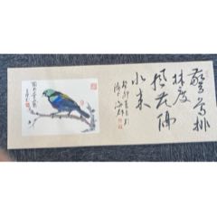 八大山人纸本立轴（猫戏双鱼图）_花鸟国画原作_古韵文房馆【7788旧书网】