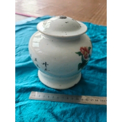 清代同治「大清同治年制」官窑款式粉彩高足供盘_旧瓷器_玩古怡情【7788
