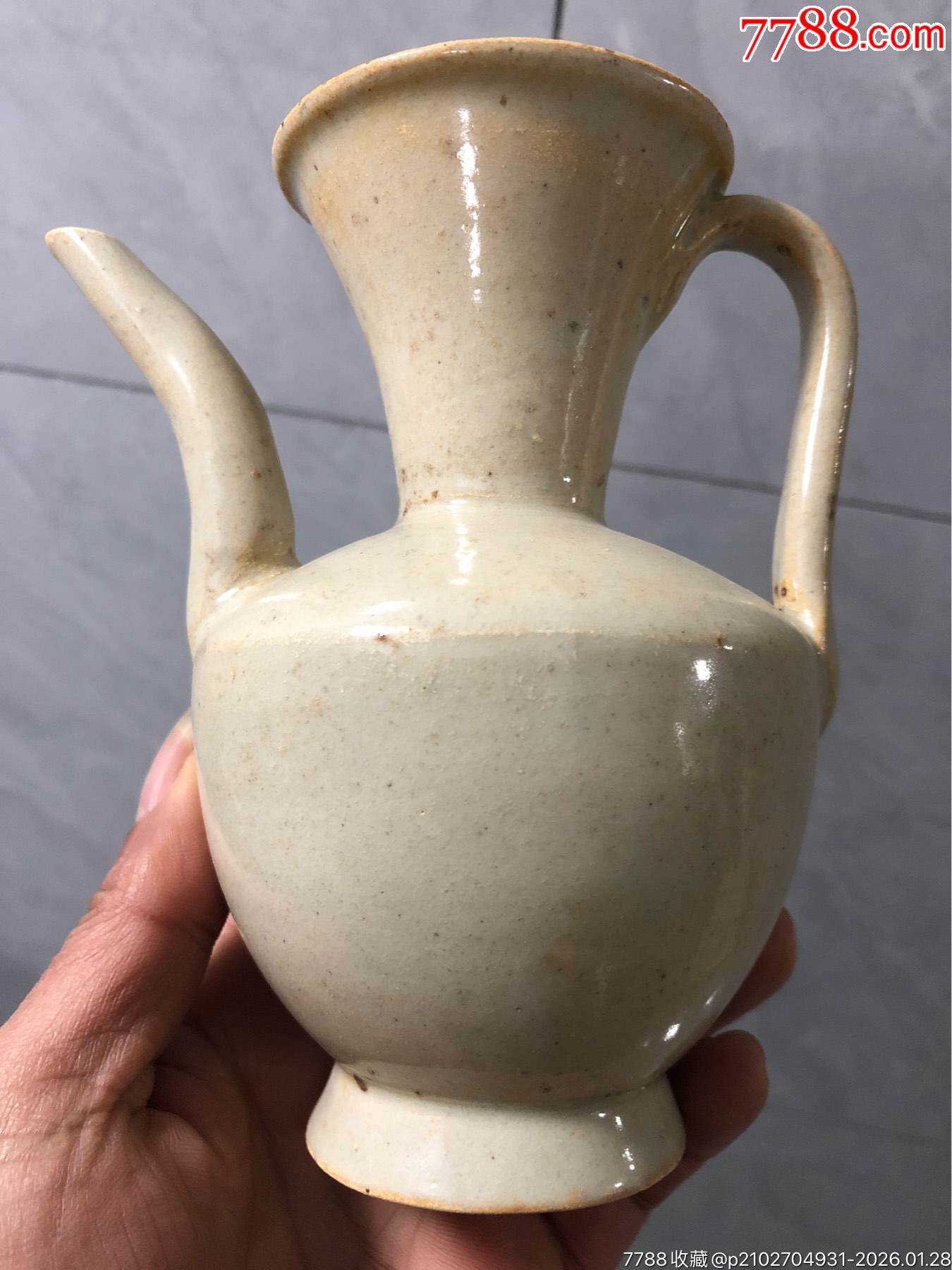 青白釉执壶_青白瓷/影青瓷_图片收藏_回收价格_7788老唱片