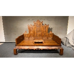 古董明清木器传世清代黄花梨沙发十三件套_木床/木榻_图片欣赏_收藏价值