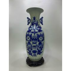 明代空白期青花人物碗_青花瓷_百姓小店【7788旧书网】