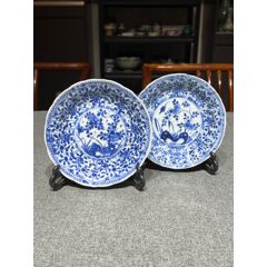 七八十年代通景山水小酒杯茶杯7个_青花瓷_丁一晚清民国瓷杂店【7788