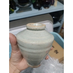 精品朝鲜李朝时期白瓷青花鱼大罐_青白瓷/影青瓷_四方缘藏品行【7788