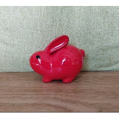 清代珊瑚红釉诗文温酒壶_红釉瓷_顺应时代【7788旧书网】