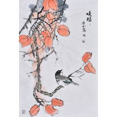齐白石】国画【群虾图】4幅合售，画芯尺寸62*30厘米，疑为水印_花鸟