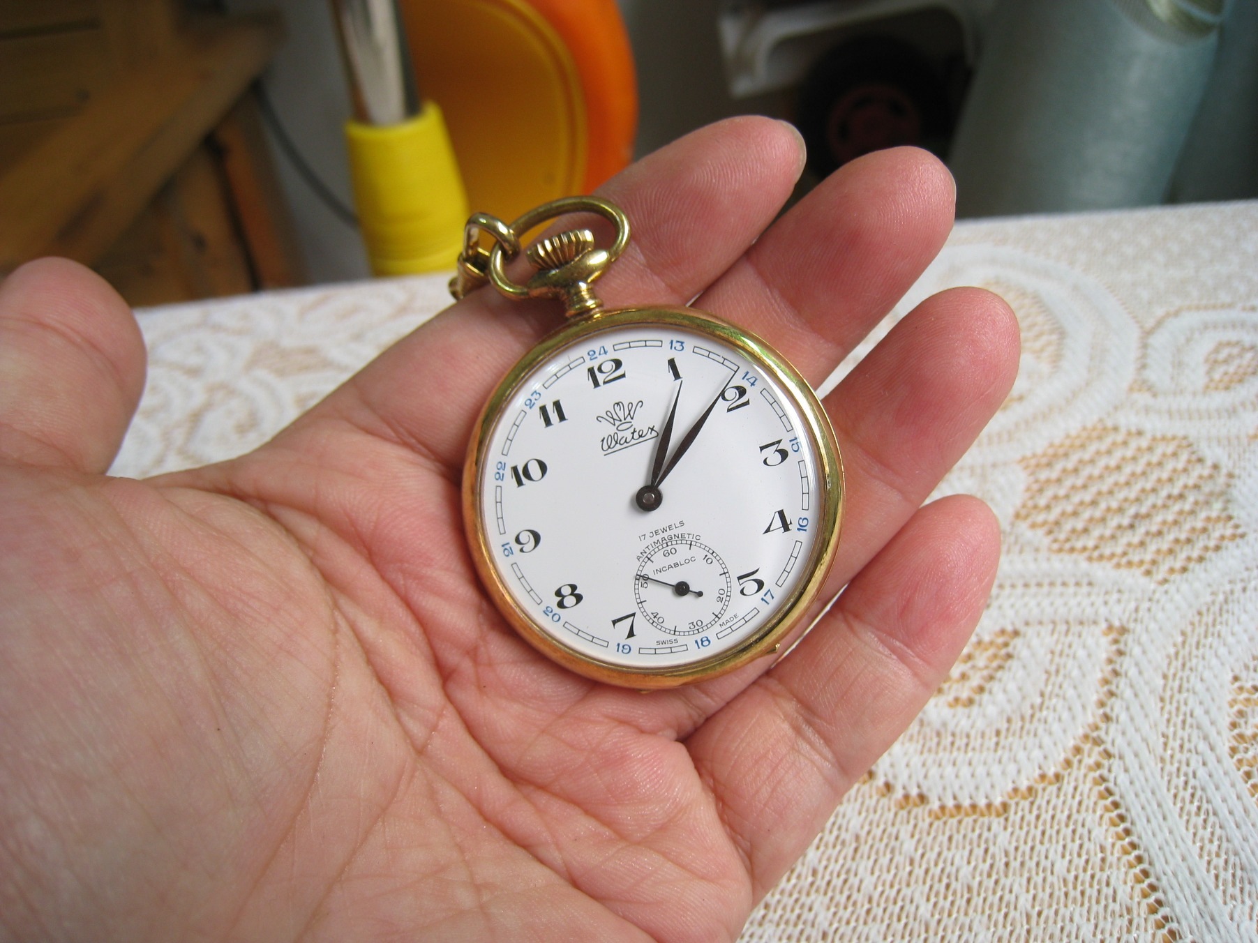 瓦特6497包金瑞士懷表【手動機械】男好品_價格360元_第1張_