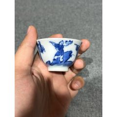 清中期青花茶壶器型规整发色漂亮喜欢的朋友不要错过细节如图_青花瓷_