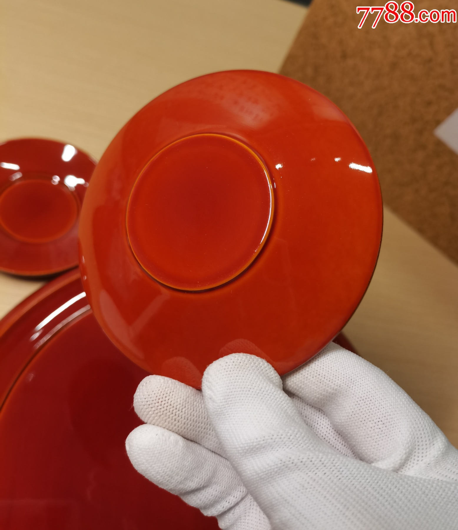 回流木胎赤紅大漆茶具一套（全新全品帶原盒）_價格168元_第10張_7788商城__七七八八商品交易平臺(7788.com)