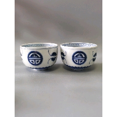 清中期青花缠枝莲纹花觚_青花瓷_厦门墨云楼【7788旧书网】